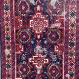 Vintage persian balutch handmade carpet 90x175 cm