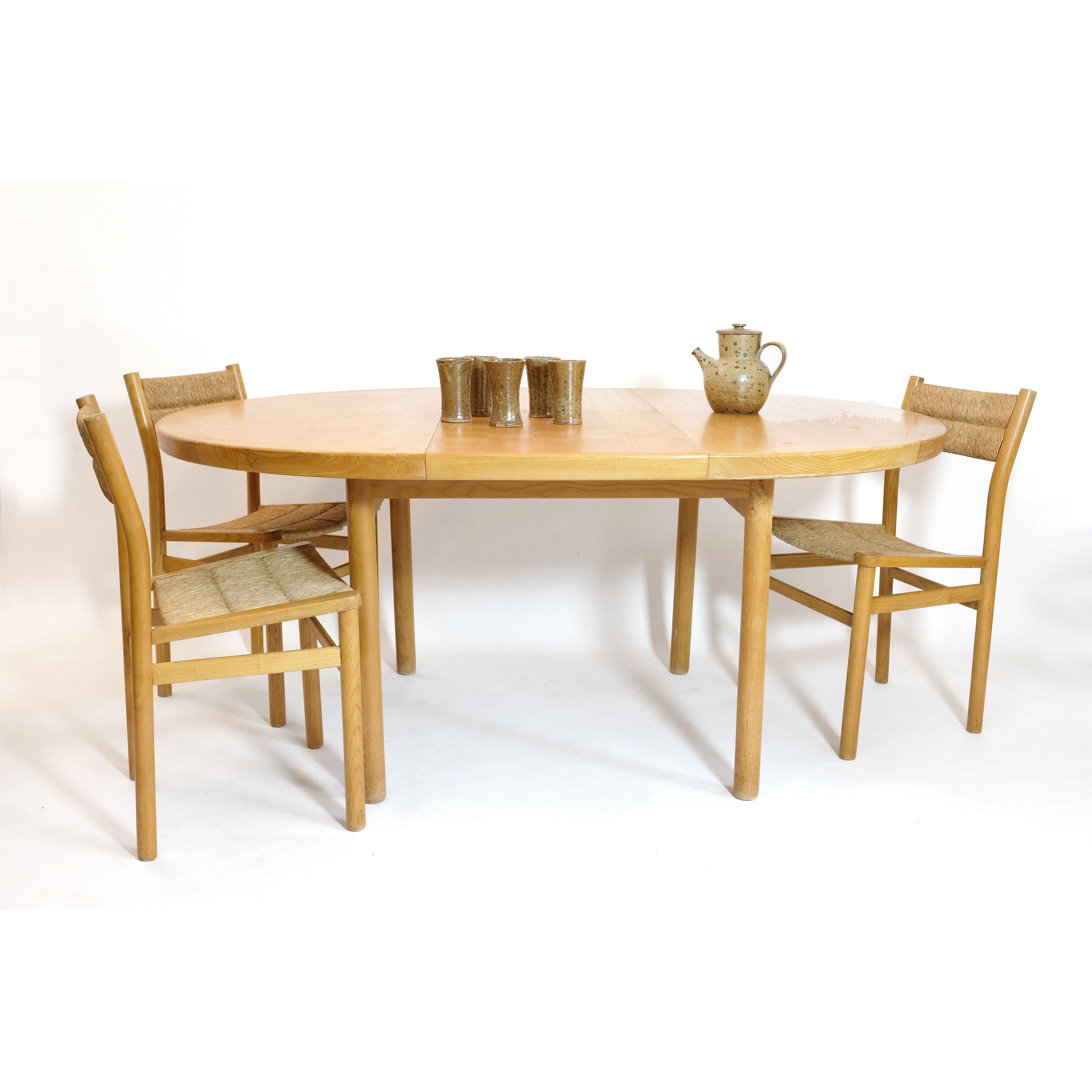 Extendable Dordogne table, Sentou, 1970s