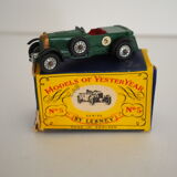 Matchbox models of yesteryear no.8 - scale model 1929 le mans bentley - series by lesney