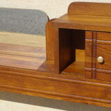 Cozy oak with sliding doors and mirror, art deco era