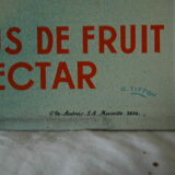 Plaque publicitaire années 50 en tôle lithographiée