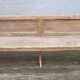 19th-century church pew, 245 cm long