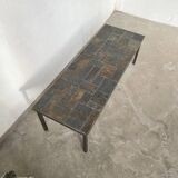 1950s slate coffee table