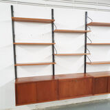 Poul Cadovius for Royal System wall unit in teak, Denmark 1950's