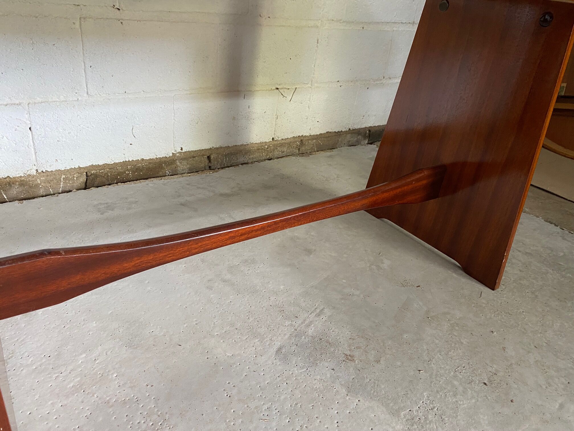 Gautier desk 2 drawers 2 wooden niches 1970