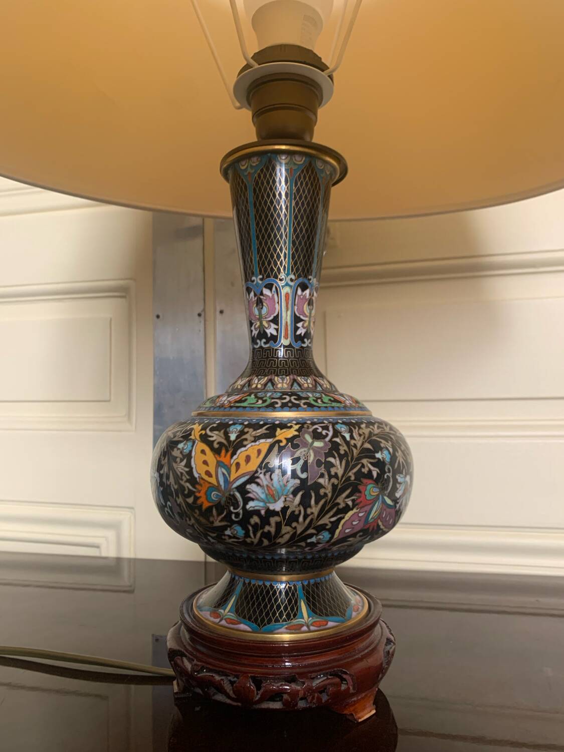 Lampe Chinoise cloisonné