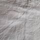 Old large monogrammed sheet hand-embroidered.