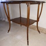 Gallé Art Nouveau Table with Cradle Decor