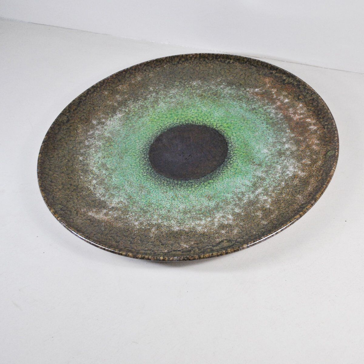 Decorative ceramic plate, 1970s