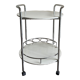 Bar service 1970 in white lacquered wood