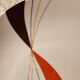 Large flat round plate design 70s Winterling Marktleuthen Bavaria