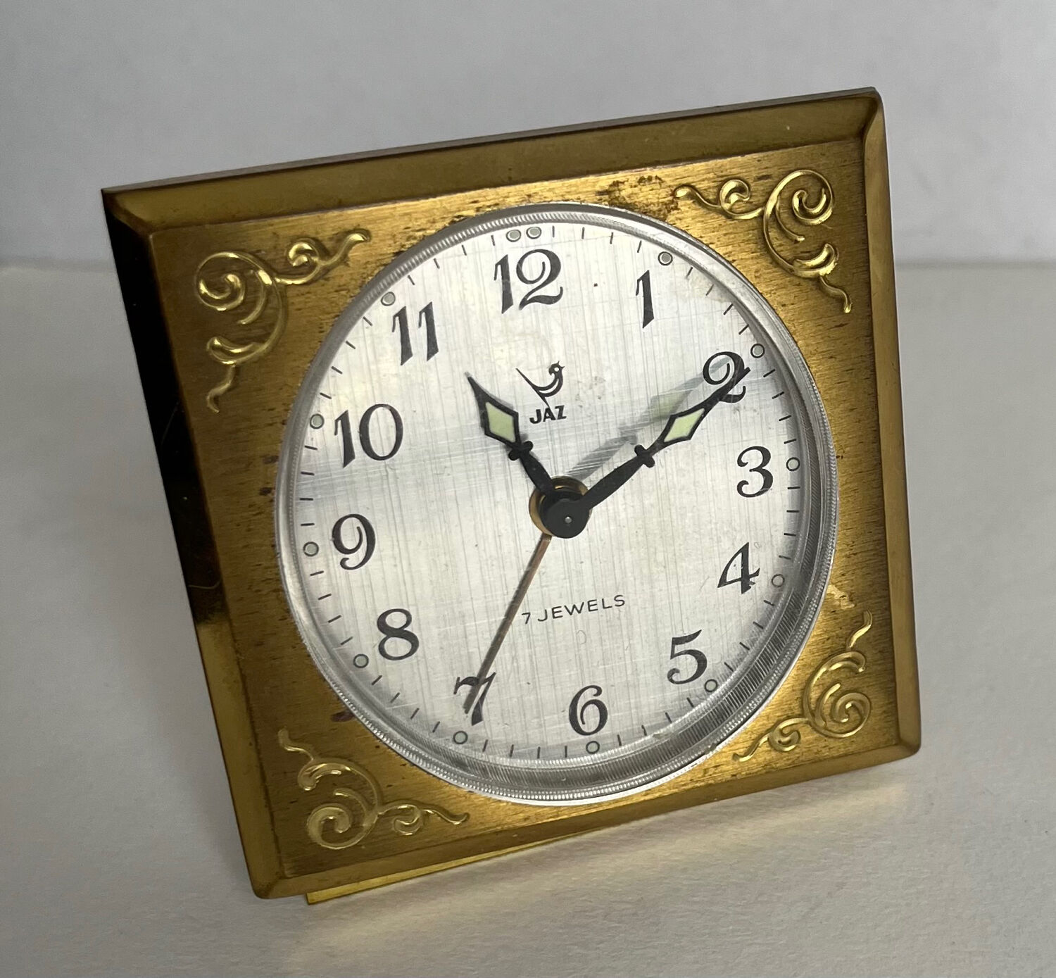 Old travel alarm clock