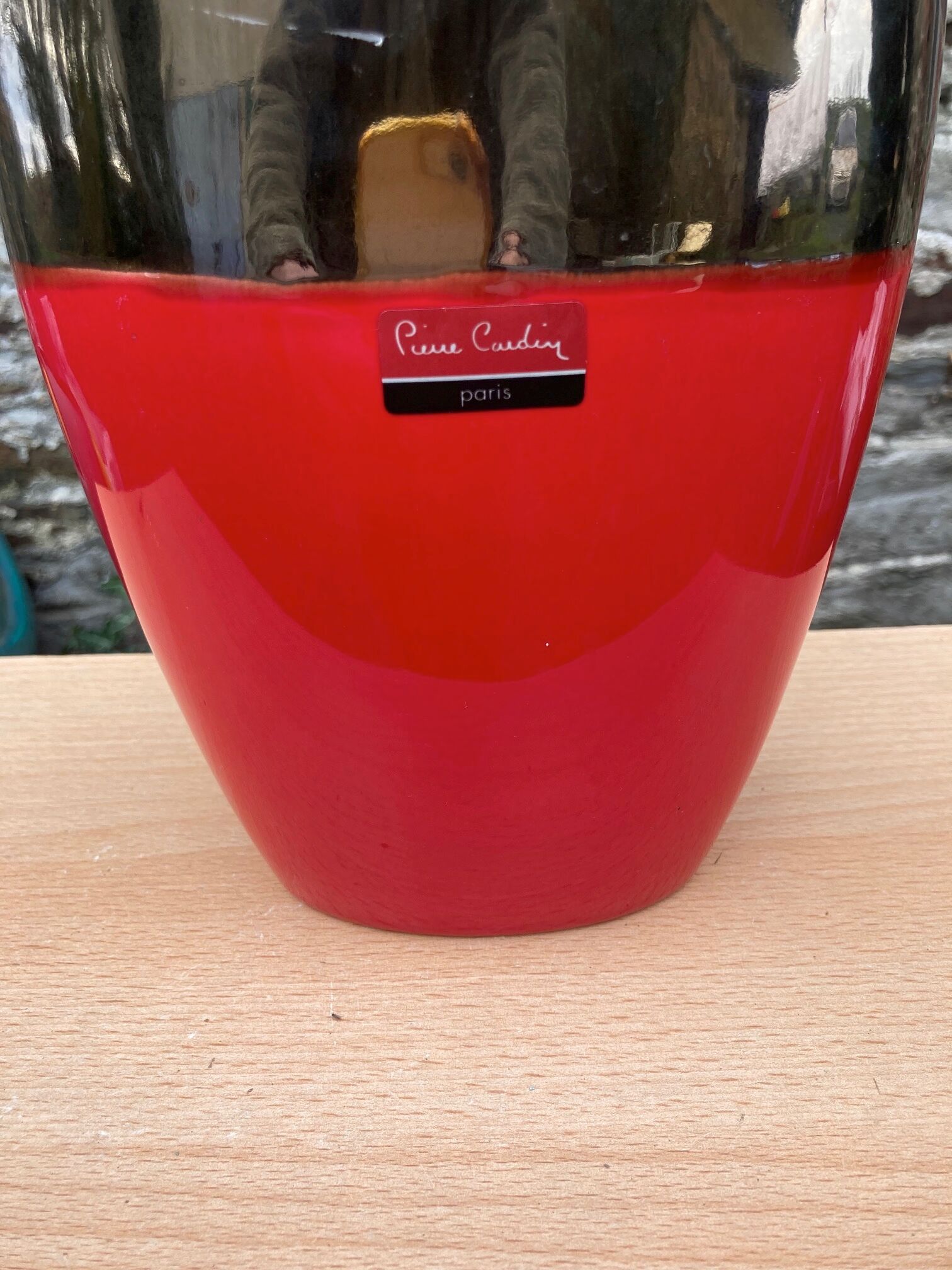 Art Deco ceramic vase signed Pierre Cardin