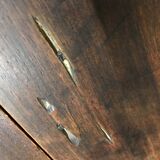 Oval antique oak farm table