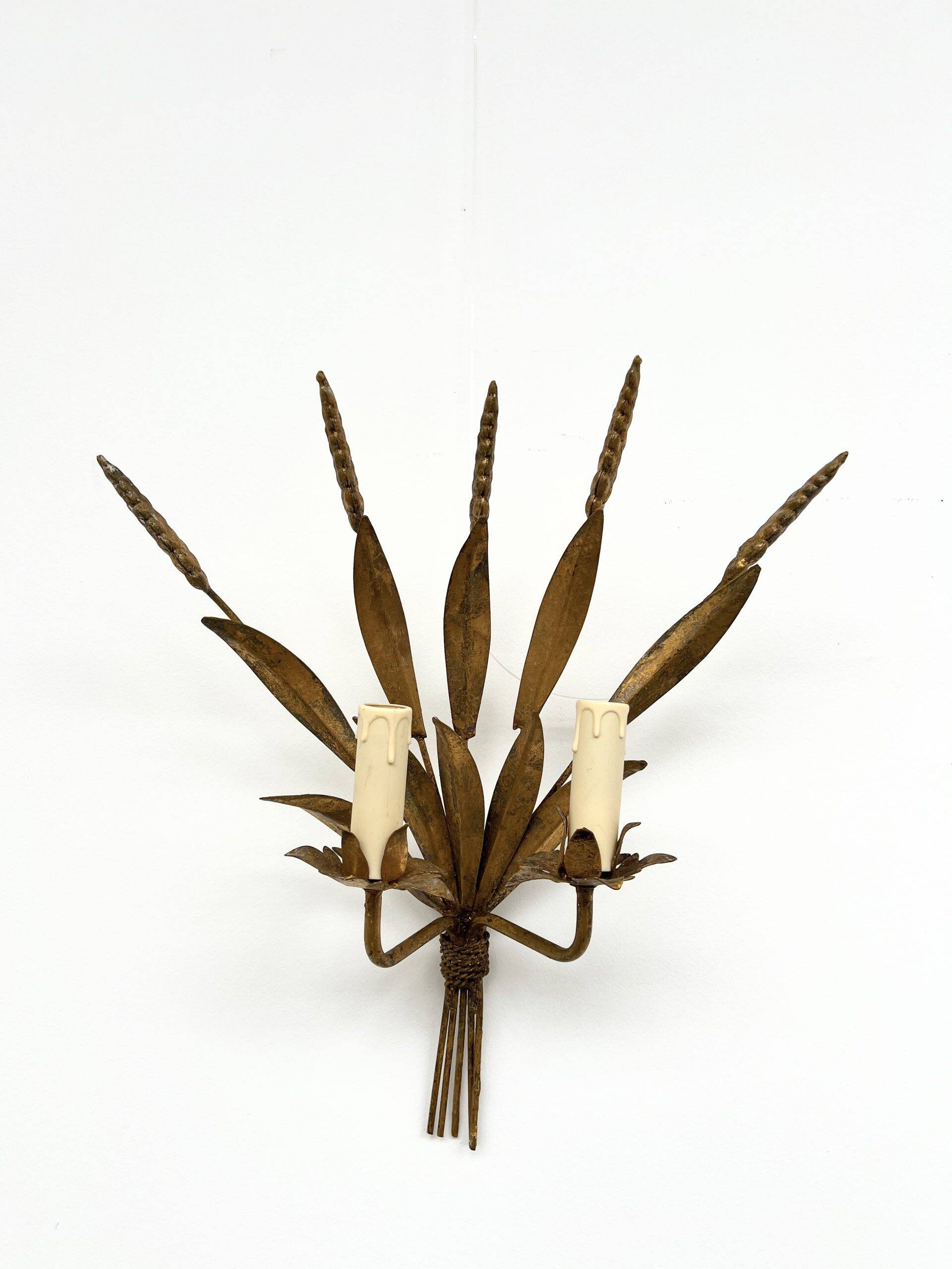 Pair of Wall Lights "Wheat Sheaf"