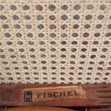 Pair of caned Fischel chairs, circa 1900