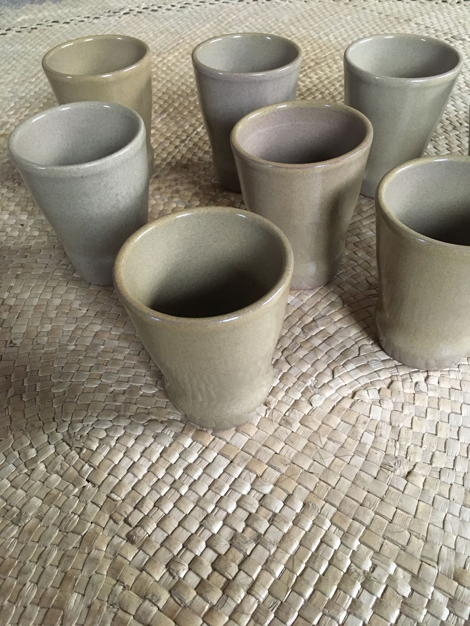 Série de 10 tasses