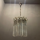 Italian Murano glass trilobi light pendant, 1960s