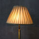 Portuguese solid brass floor lamp, 1970s