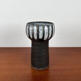 Vintage East German studio vase GDR mid-century by Erhard Goschala, 1960s.