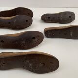 Lot d'embauchoirs (ou formes à chaussures de cordonnier) anciens