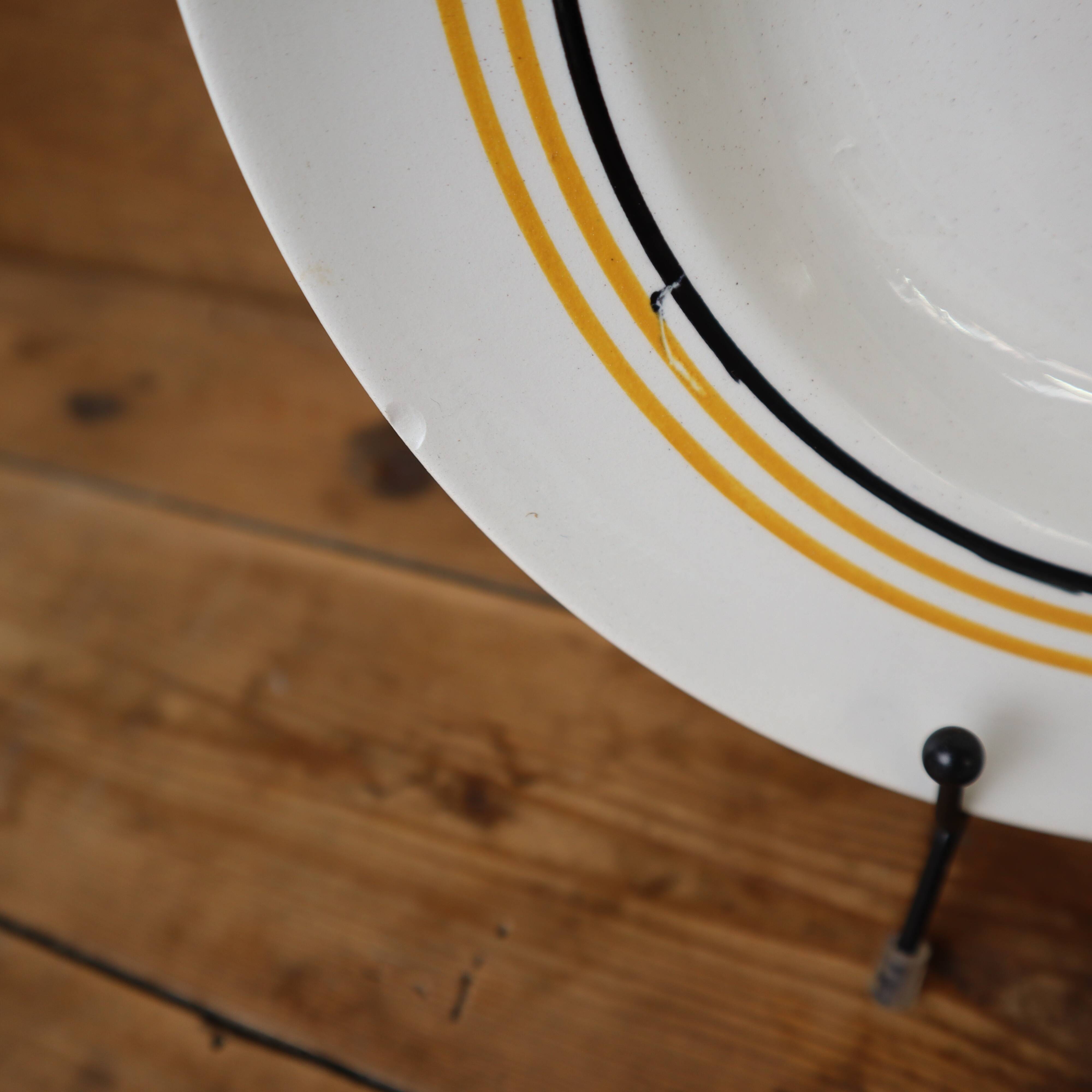 Set of 6 Moulin des Loups soup plates