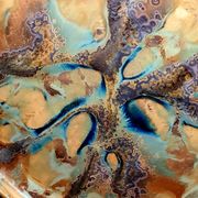 G. Metenier set in enamelled stoneware