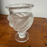 Crystal vase signed Lalique France model Ermenonville