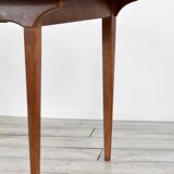 Midcentury oblong teak extending table