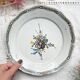 Antique French Earthenware Plate 18th Century NEVERS Floral Pattern