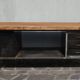 Industrial Island Counter in Steel and Walnut, 1970s