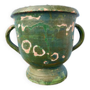 Jarre terre cuite vernissée