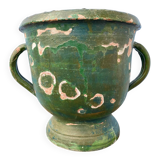 Varnished terracotta jar