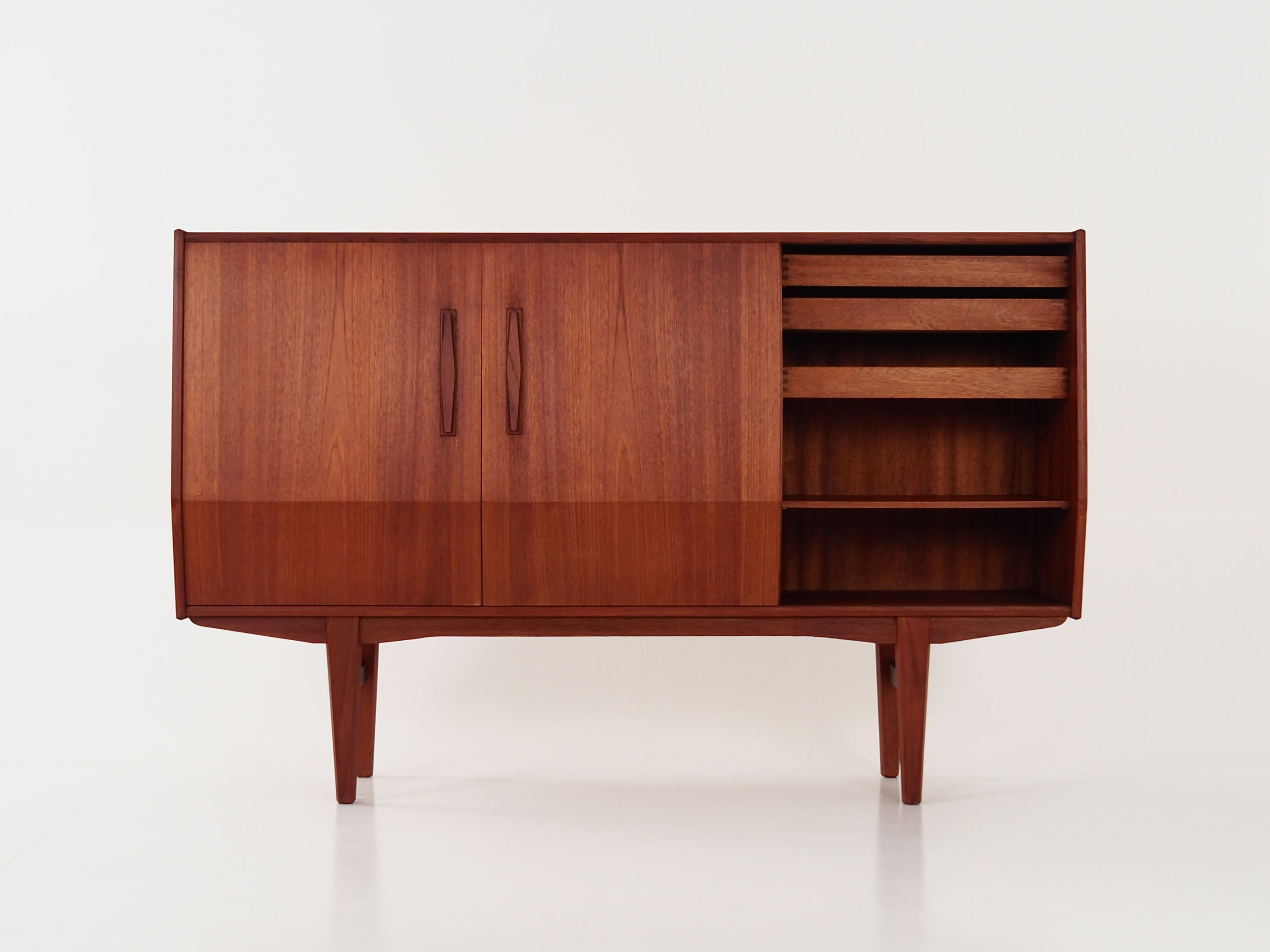 Teak highboard Danish design 1980s