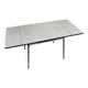 Rectangular extendable table – simple lines and light finish