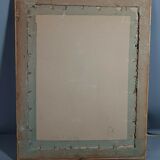 Frame wood & stucco patinated Art Nouveau 58,5x46,5 foliage 50x38,5 cm SB