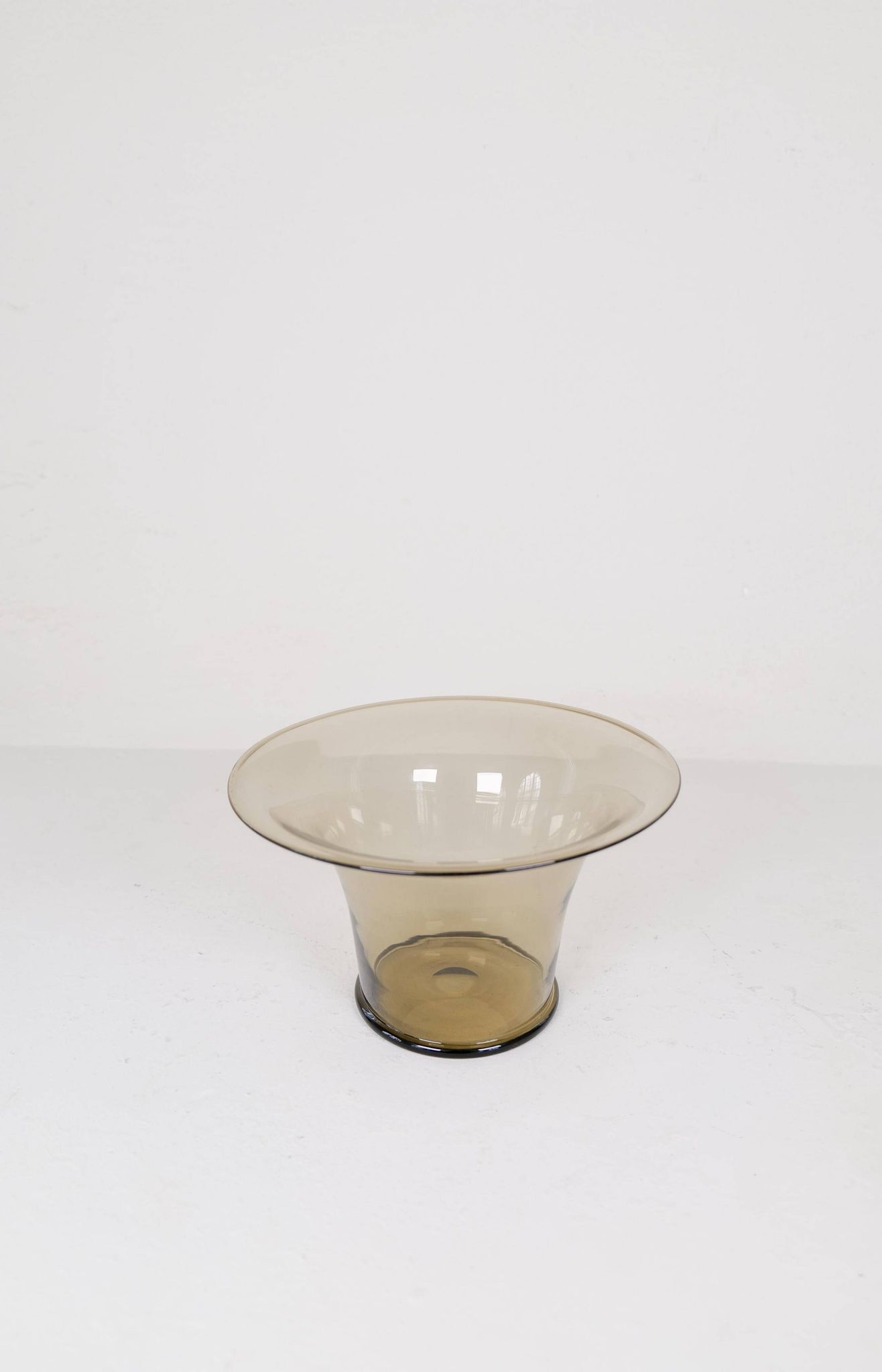 Art Deco Ensemble / Swedish Grace of 4 Glass Containers by Simon Gate Orrefors Sweden 1920s