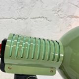 Green lamp with vice, ART,  1980s.