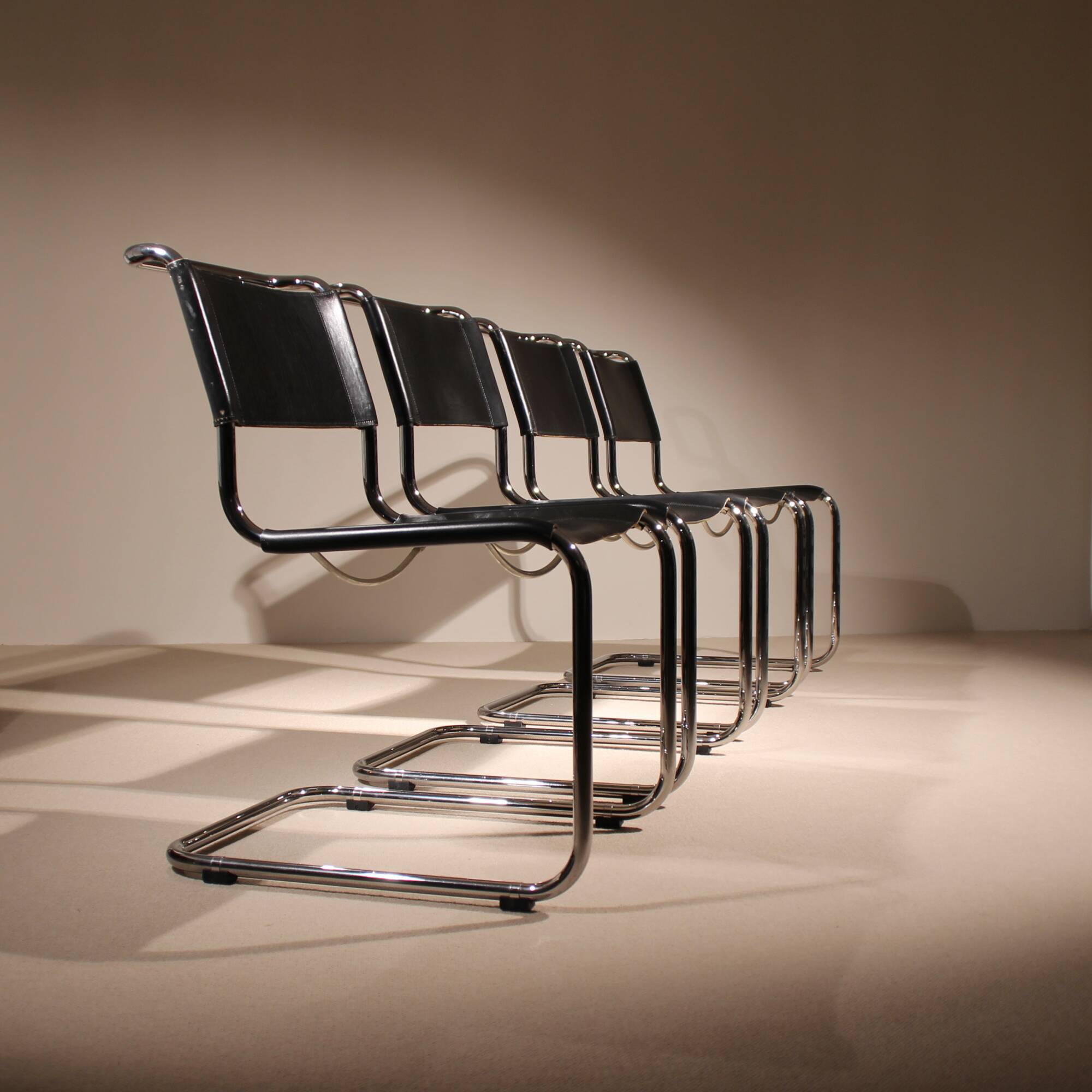 Four Cantilever Chairs ‚S33‘ by Mart Stam for Thonet | Germany 1926