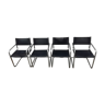 Lot de 4 fauteuils Breuer Bahaus modèle B34