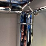 70's chrome design floor lamp shelf