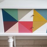 Console 4 tiroirs vintage