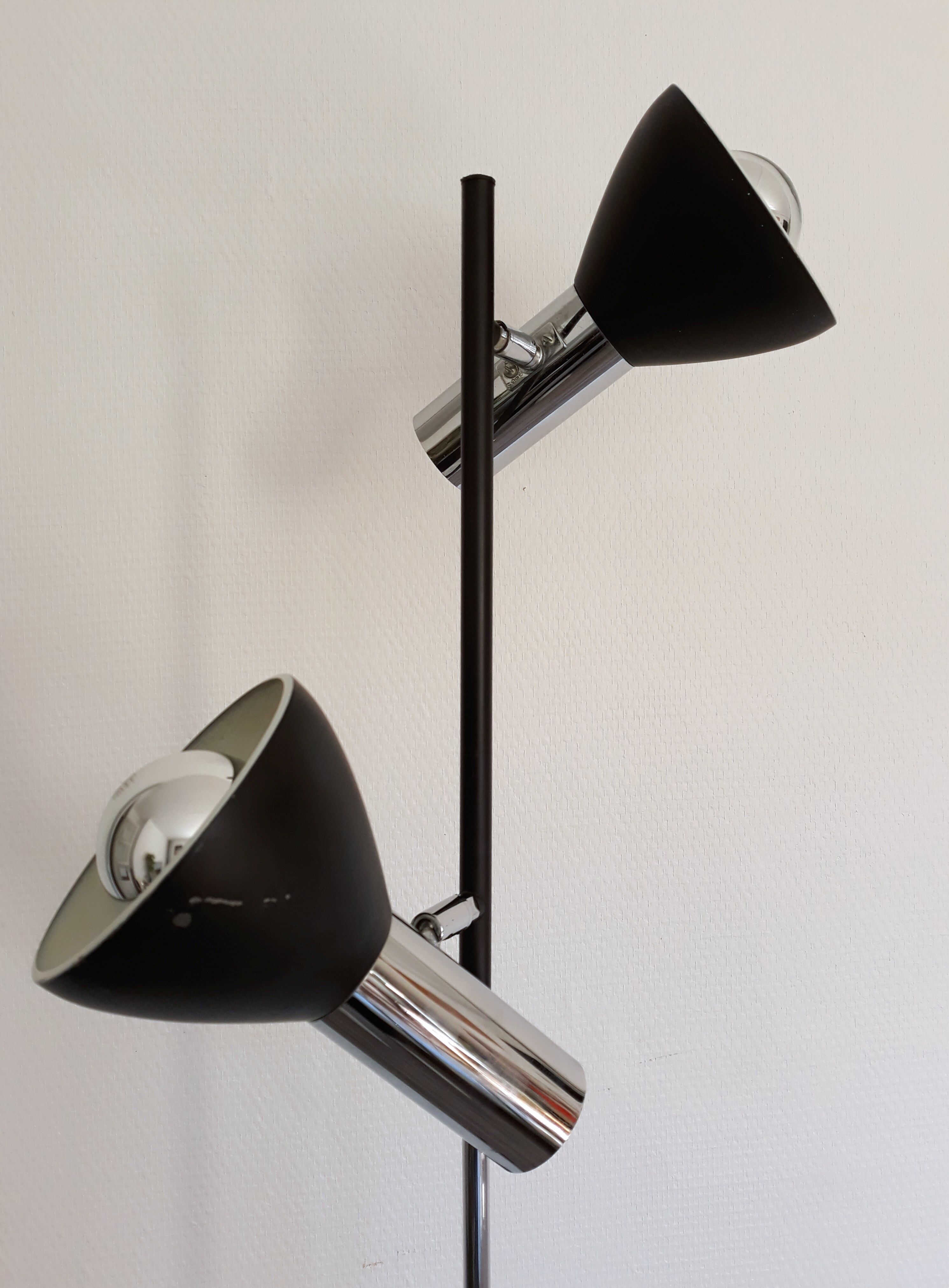 Lampadaire par Koch & Lawy pour Omi, space age  1970