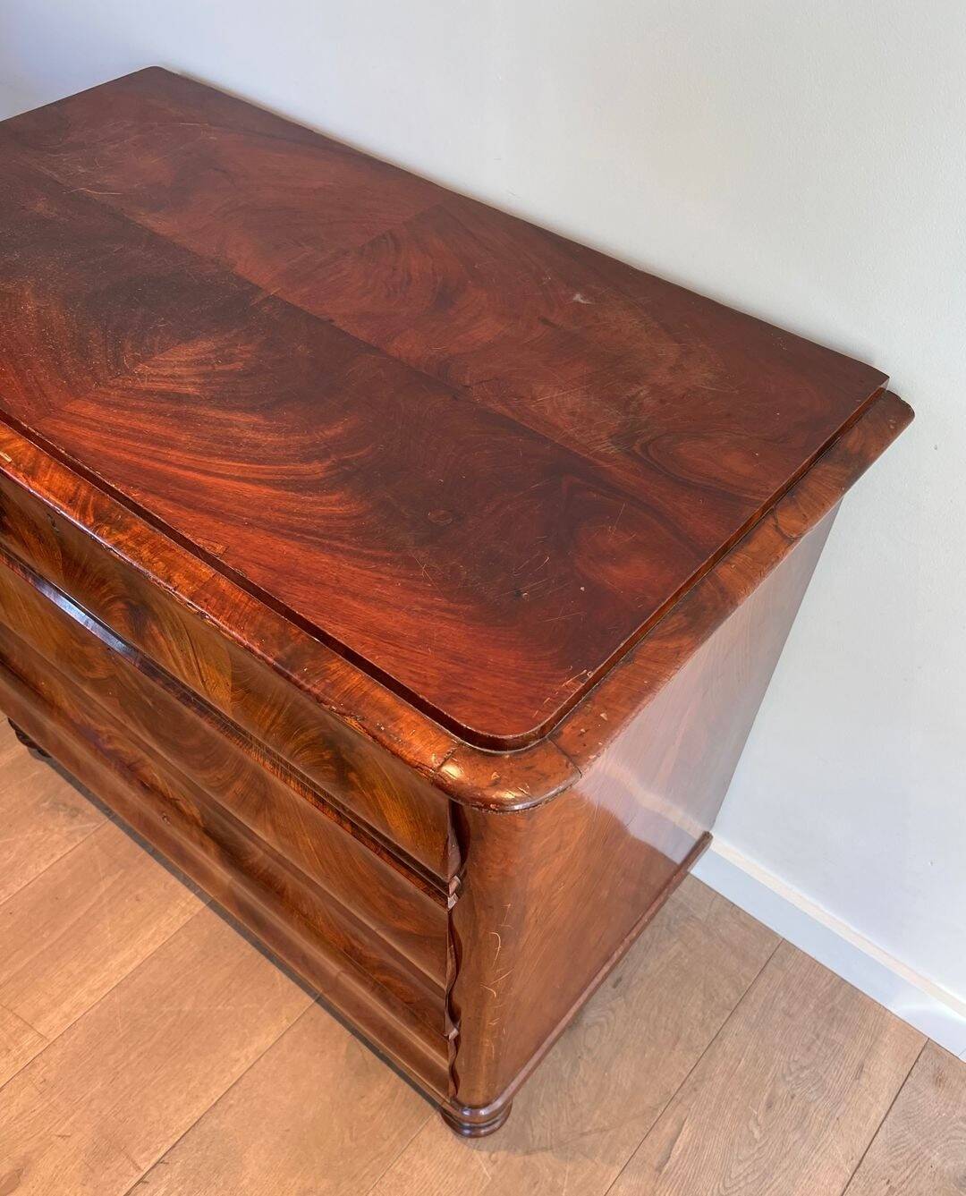 Three-Drawer Mahogany Commode, France, circa 1820