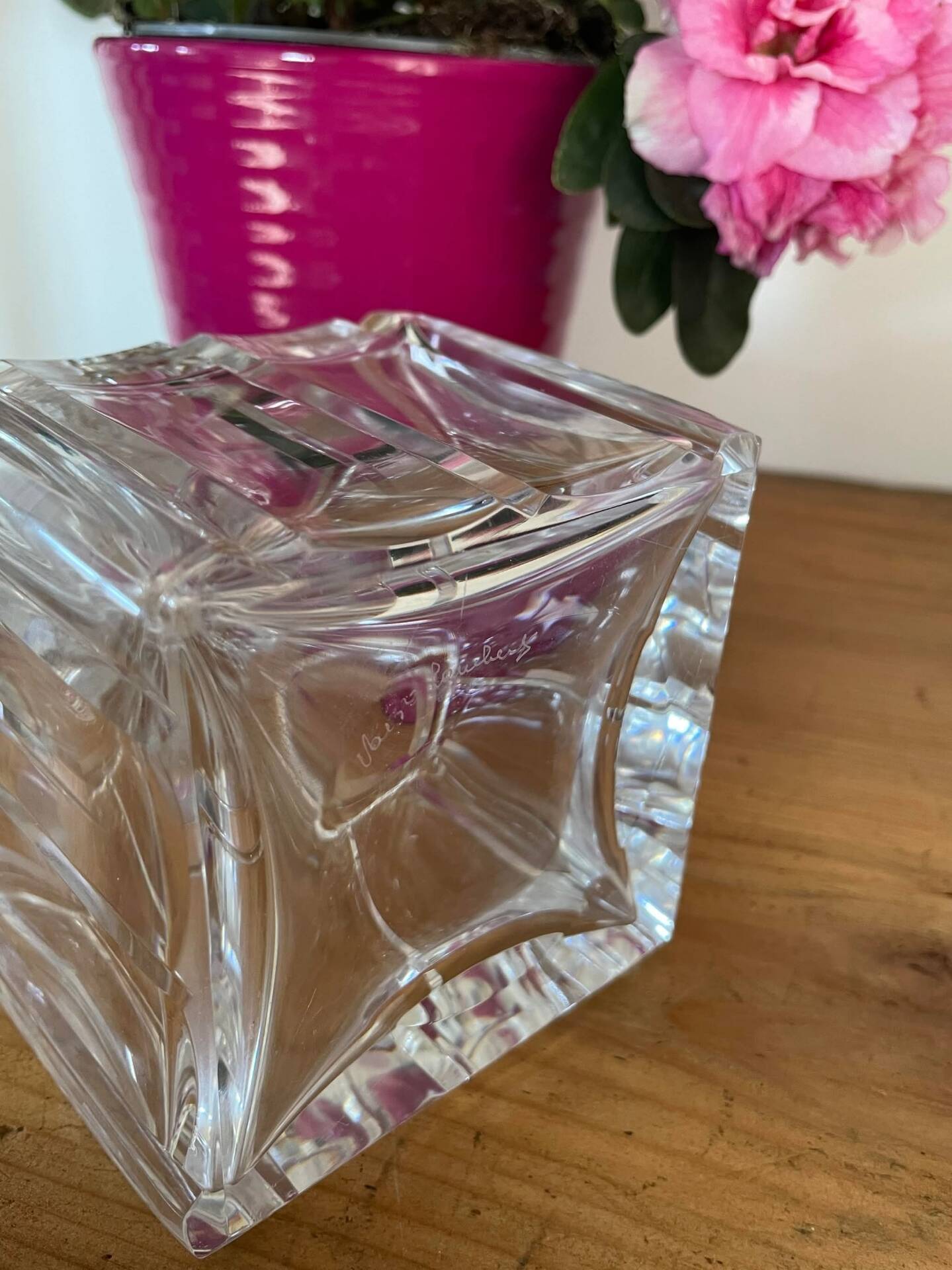 Crystal carafe Val Saint Lambert
