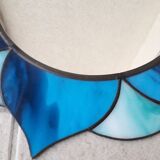 Stained glass mirror