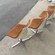 Set of 2 monohull and rotating chairs by Schweitzer for Lafargue S.A dated january 19