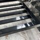 80s Italian marble and glass coffee table