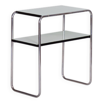 Art Deco Side Table in Chrome Steel by Marcel Breuer for Thonet, 1930s