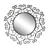Miroir Chaty Vallauris en fer forgé 37cm